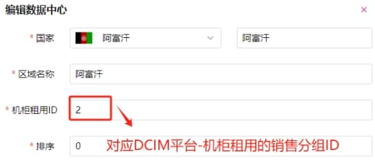 配置数据中心和线路：此处的配置用于用户进行购买/相关操作界面截图