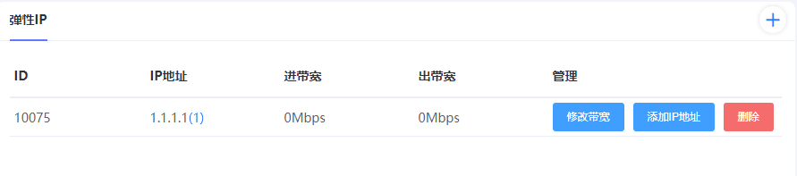 进入实例列表页面,点击实例的主机名,进入实例内页,如下界面截图